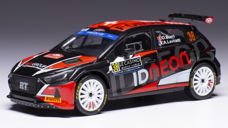 IXO MODELS Hyundai i20N WRC #38 Rally Monte Carlo | Burri - Levratti 1:43