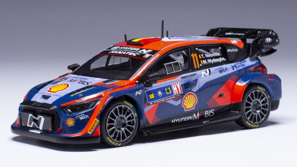 IXO MODELS Hyundai i20N WRC Central Europe Rally 2023 | Neuville - Wydaeghe 1:43
