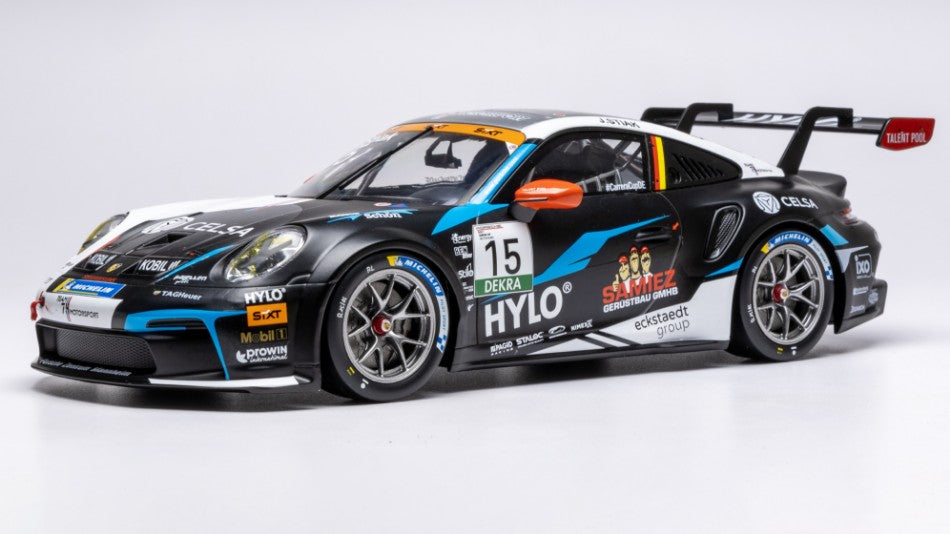 IXO MODELS Porsche 911 GT3 #15 Porsche Oschersleben 2024 | J. Stiak 1:18