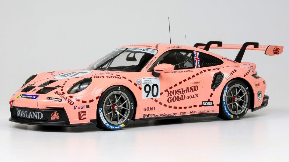 IXO MODELS Porsche 911 GT3 #90 Porsche Cup Brands Hatch 2023 | J. Malin 1:18