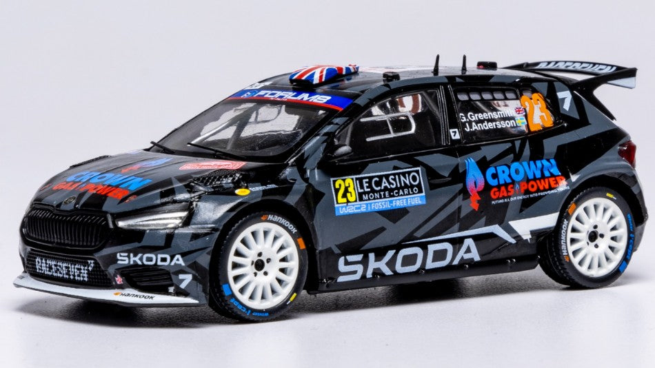 IXO MODELS Skoda Fabia RS #23 Rally Monte Carlo | Greensmith - Andersson 1:43