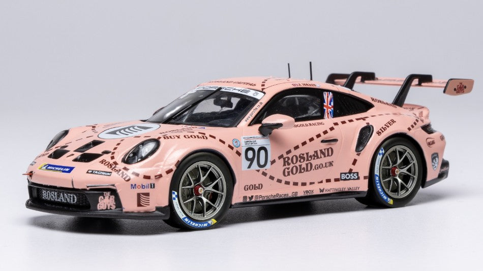 IXO MODELS Porsche 911 GT3 #90 Porsche Cup Brands Hatch 2023 | J. Malin 1:43