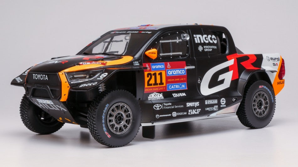 IXO MODELS Toyota GR DKR Hilux EVO T1U #211 Rally Dakar 2025 | Henk - Brett 1:18