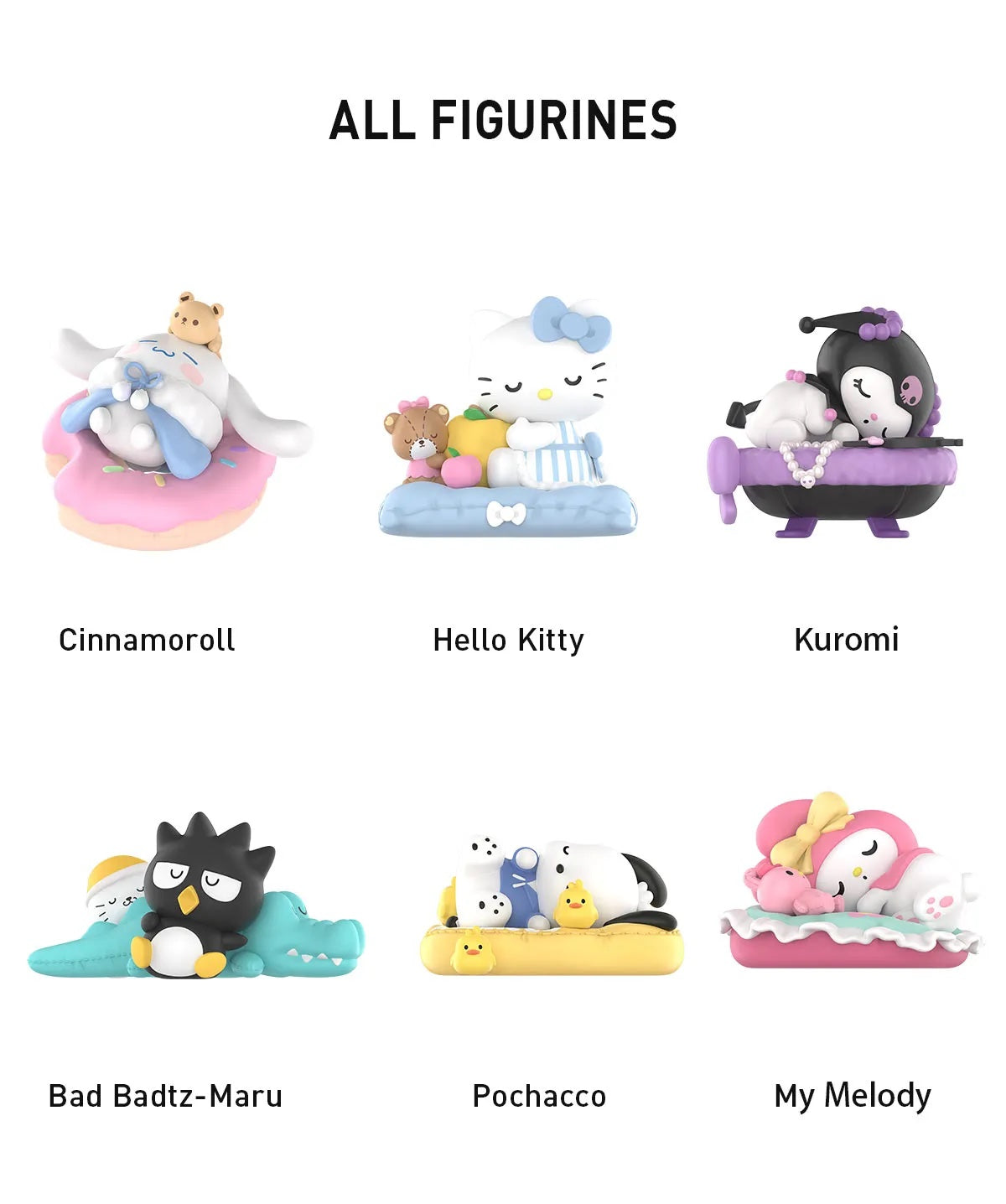 POP MART Hello Kitty Fall Asleep (Blind Box)