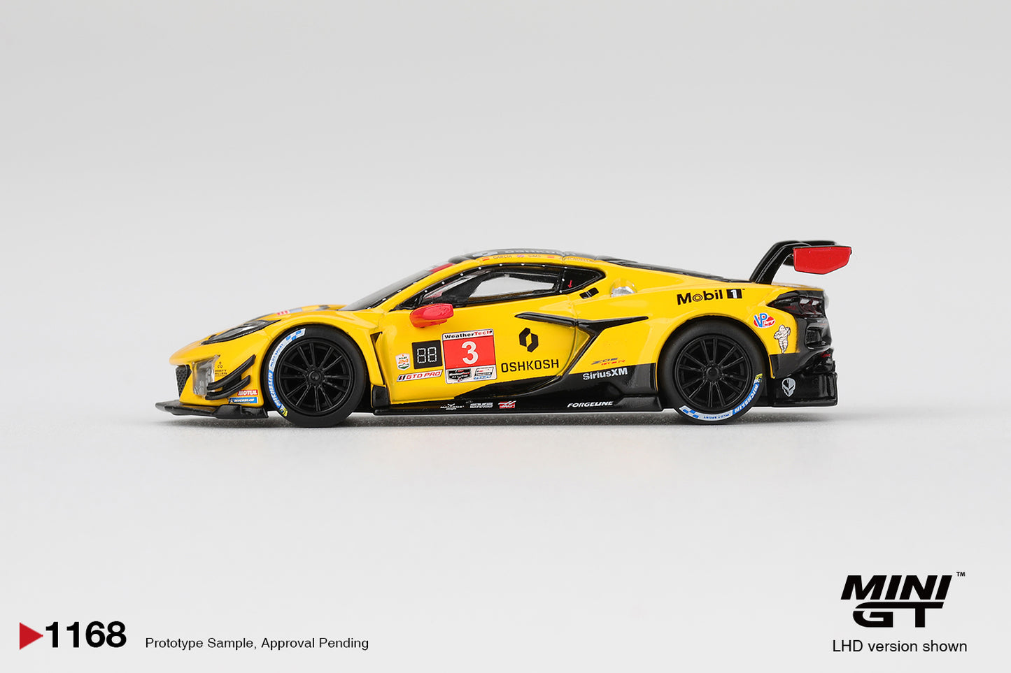 MINI GT Chevrolet Corvette Z06 GT3.R #3 Corvette Racing by Pratt Miller Motorsports 2025 IMSA Daytona 24h | 1168