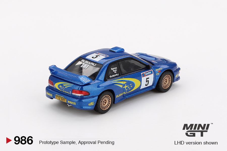 MINI GT Subaru Impreza WRC99 1999 Rally Australia Winner #5 | 986