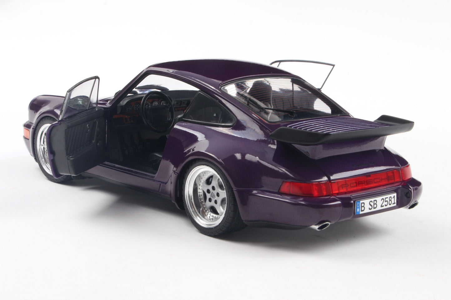 SOLIDO Porsche 911 (964) Turbo 1990 | Violet Blue 1:18