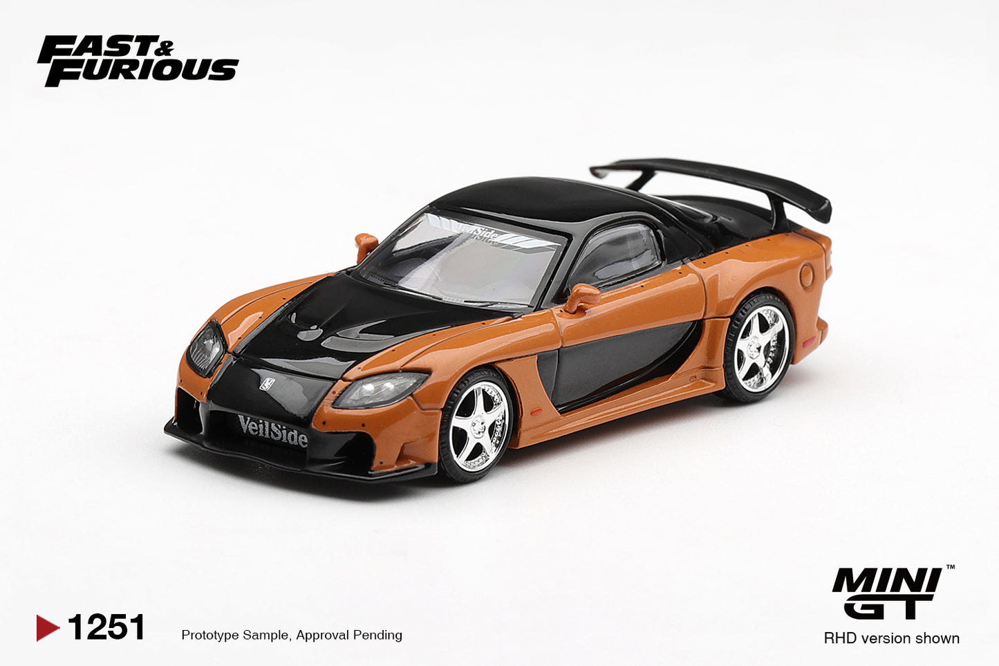 MINI GT Mazda RX-7 VeilSide Fortune Han Seoul-Oh | Fast & Furious: Tokio Drift 1251 - PRE ORDER