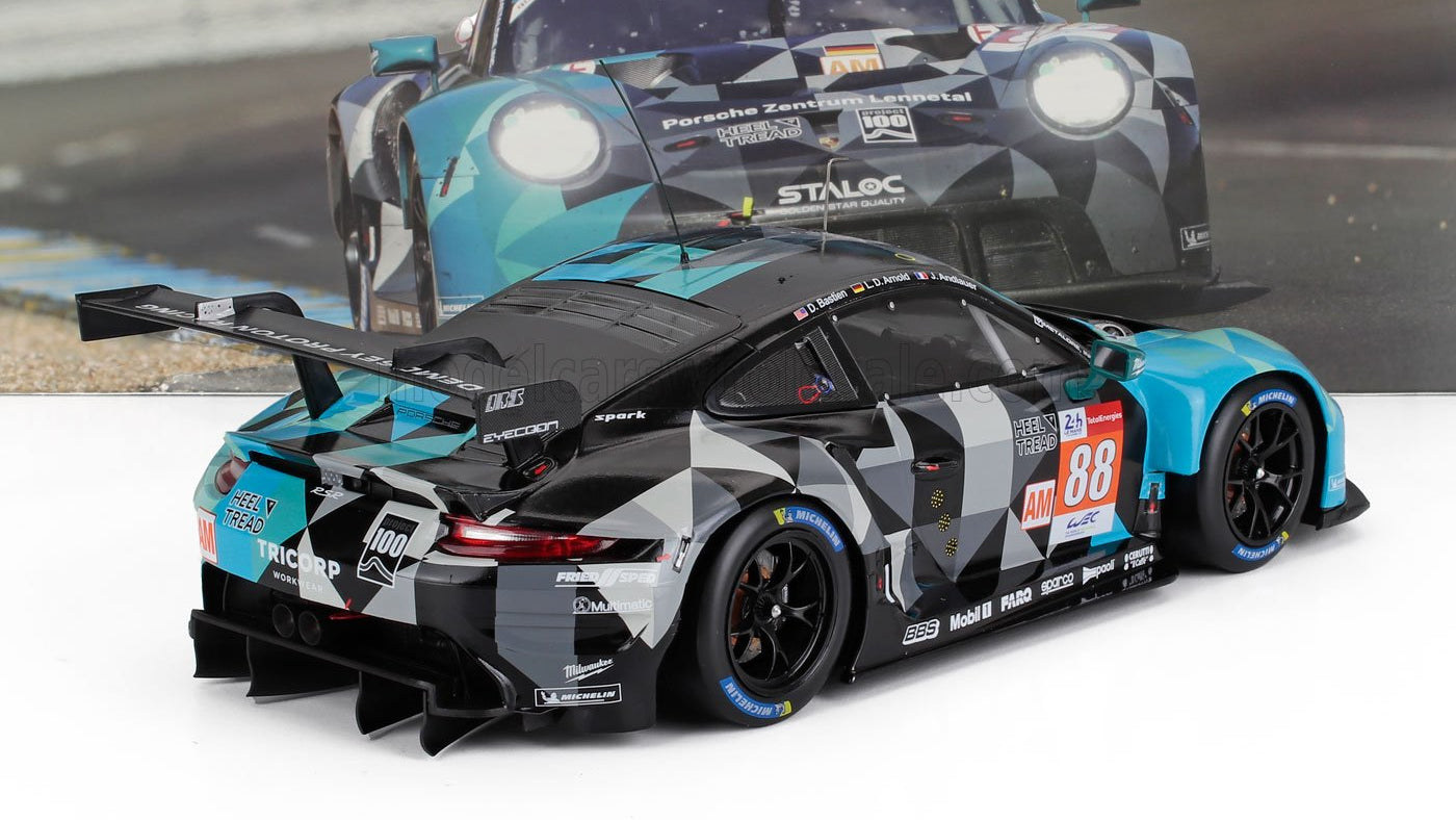 IXO MODELS Porsche 911 RSR #88 24h Le Mans 2021 | Andlauer/Arnold 1:18