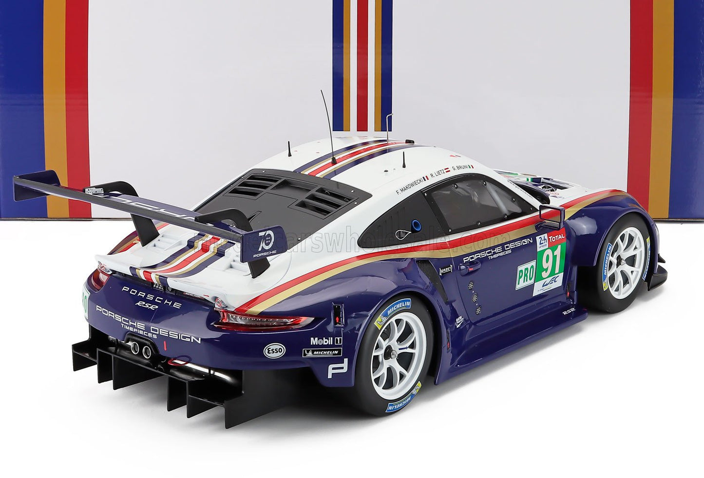 IXO MODELS Porsche 911 RSR #91 Porsche GT Team 24h Le Mans 2018 | Lietz/Bruni 1:12