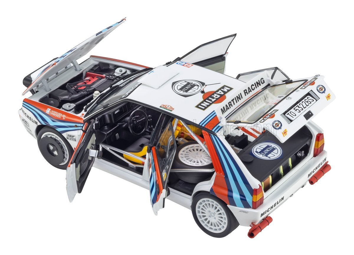 KYOSHO Lancia Delta HF Integrale Martini #4 Rally Portugal 1992 | 1:18 - PRE ORDER
