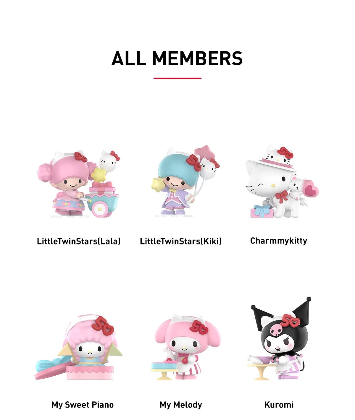 POP MART Hello Kitty 50th Anniversary (Blind Box)
