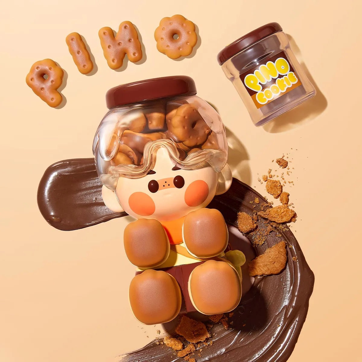 POP MART PINO JELLY Chocolate Cookie Figurine (Exclusive)