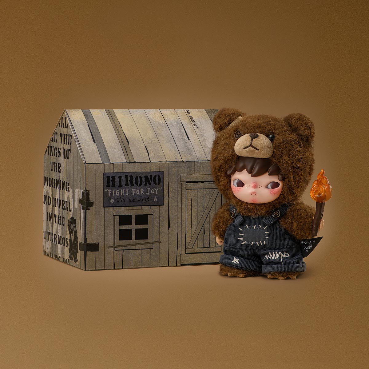 POP MART Hirono Living Wild-Fight for Joy (EXCLUSIVE / Super Limited)