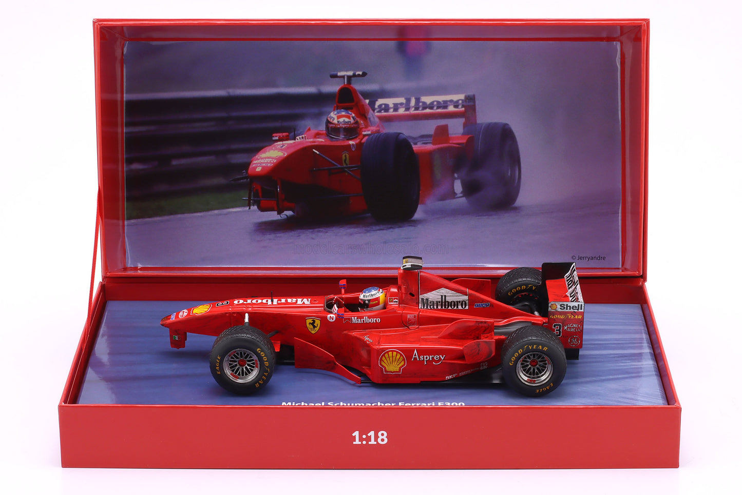 WERK83 Ferrari F1 F300 #3 SPA 1998 Michael Schumacher | 3-Wheels 1:18 - PRE ORDER