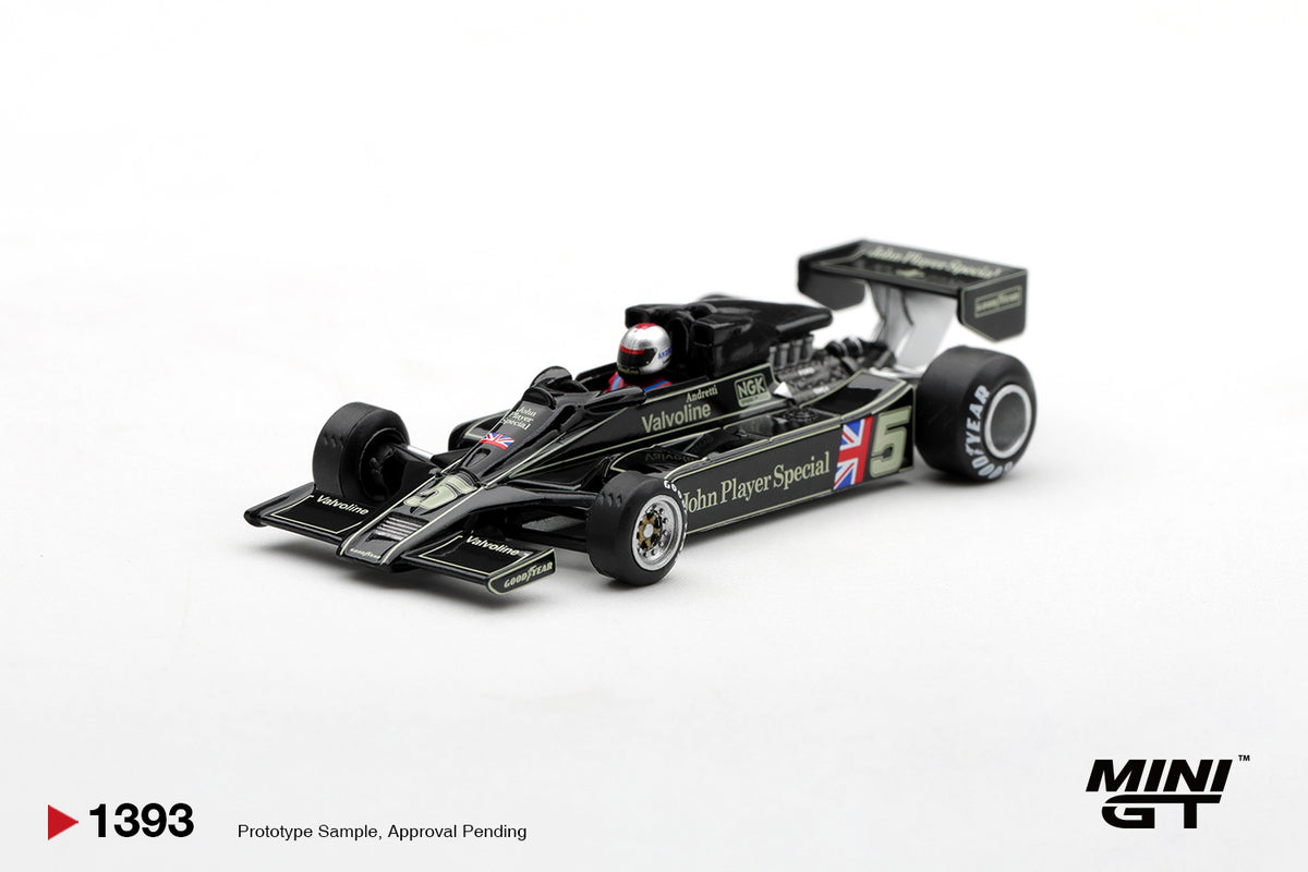 MINI GT Lotus 78 #5 Mario Andretti 1977 US GP West Winner | 1393 - PRE ORDER