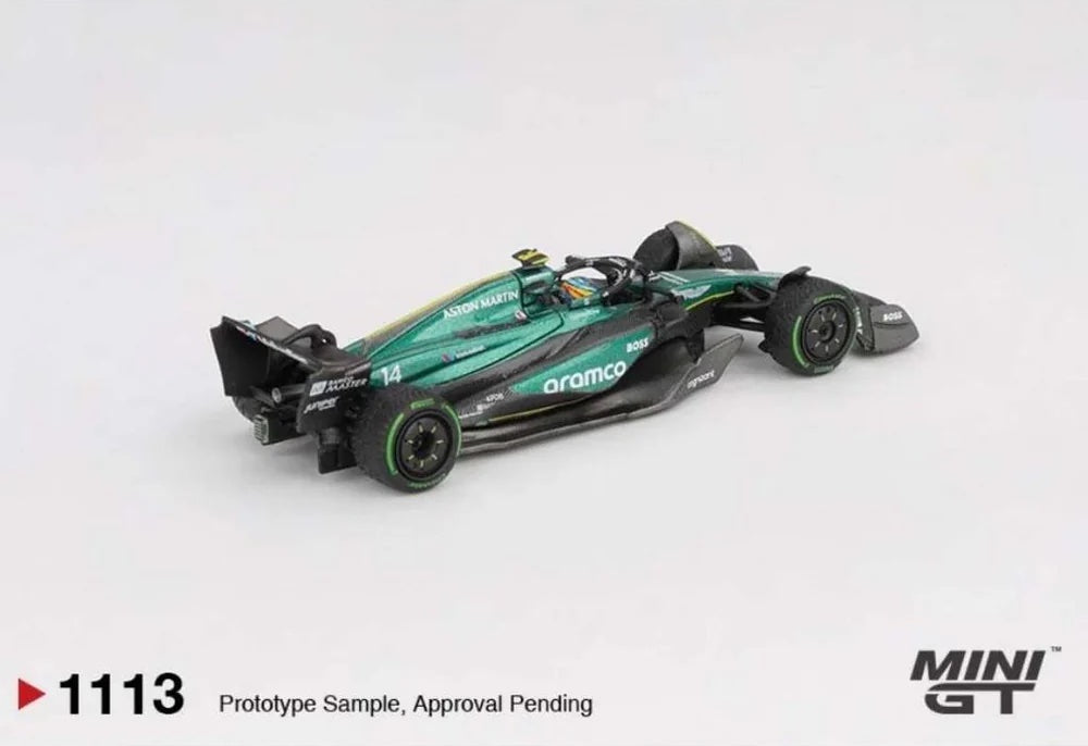 MINI GT Aston Martin F1 Aramco Fernando Alonso Canada GP 2024 | 1113