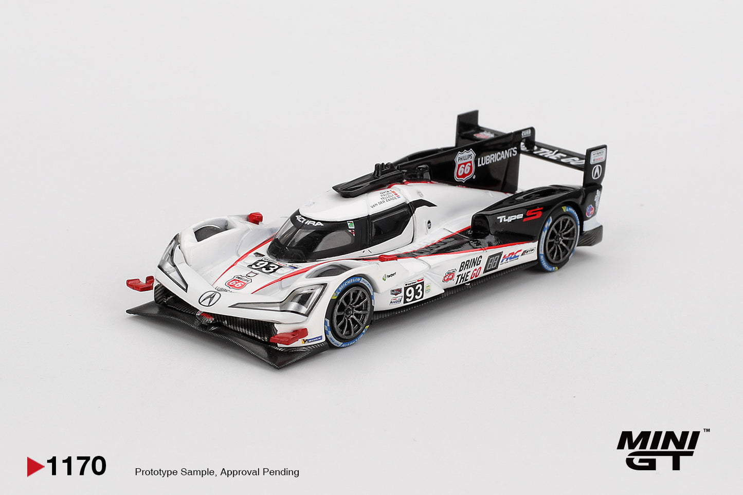 MINI GT Acura ARX-06 GTP #93 Acura Meyer Shank Racing 2025 IMSA Daytona 24 Hrs | 1170 - PRE ORDER