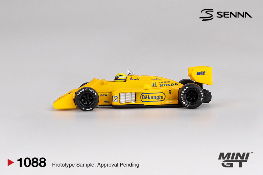 MINI GT Lotus 99T #12 Ayrton Senna 1987 Monaco GP Winner | 1088