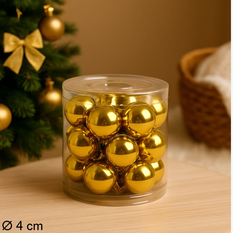 Set 21 Palline Oro | Little Beauty