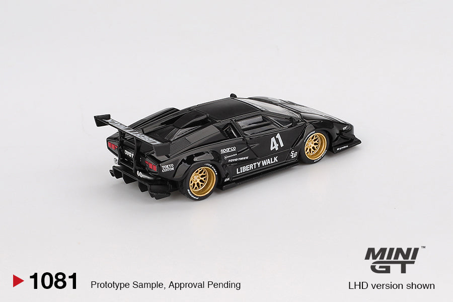 MINI GT Lamborghini Countach LB-Works Black | 1081