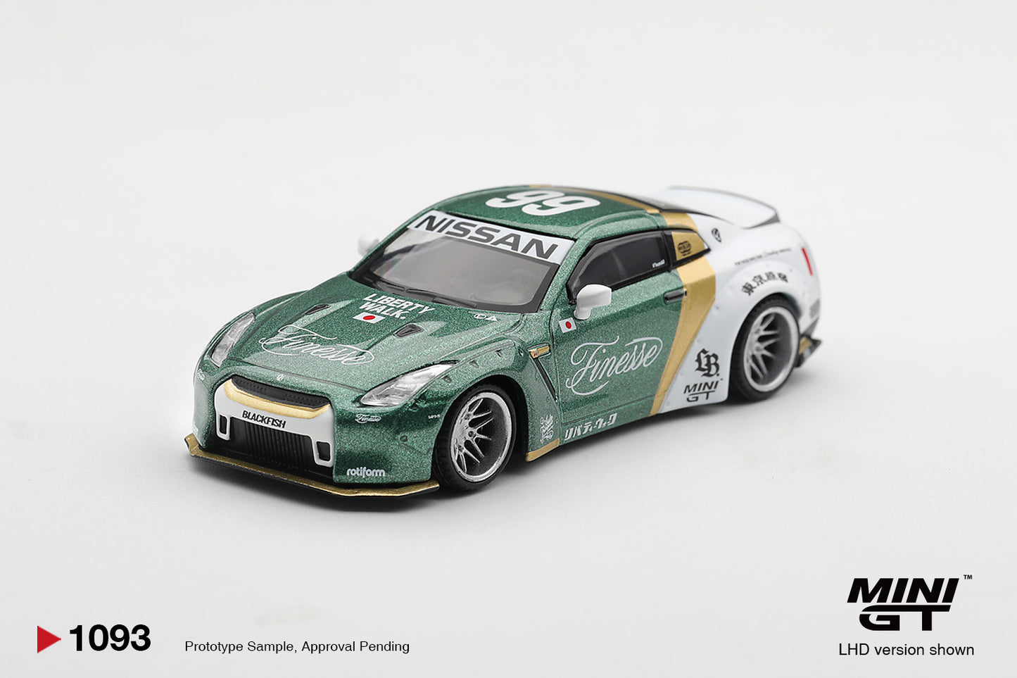 MINI GT Nissan GT-R (R35) LB Works Type 1 Custom Ducktail Auto Finesse | 1093 - PRE ORDER
