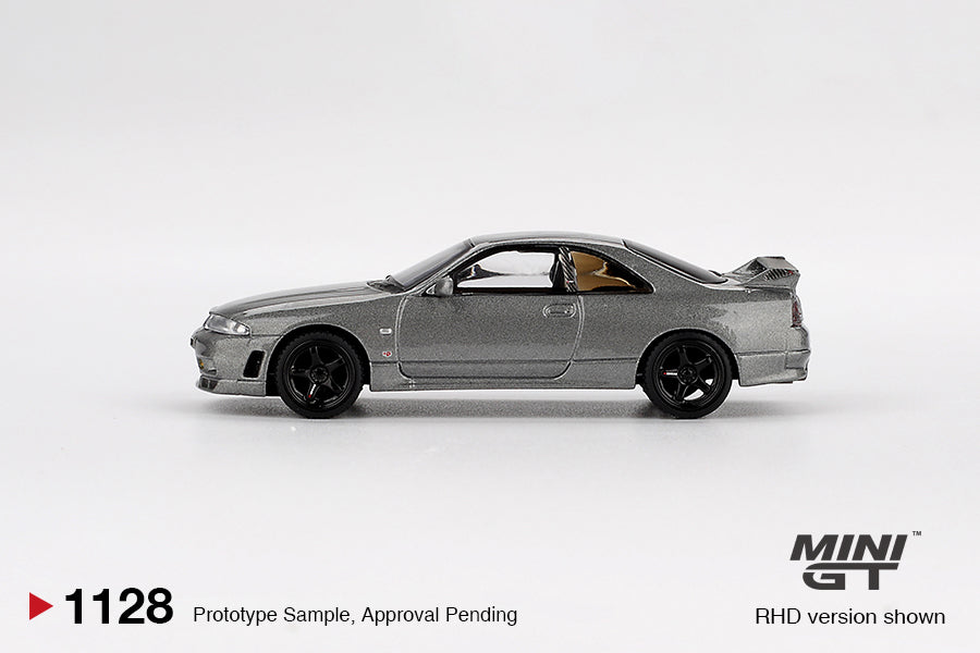 MINI GT Nissan Skyline R33 GT-R Dark Metal Gray (NISMO BCNR33 CRS Version) | 1128