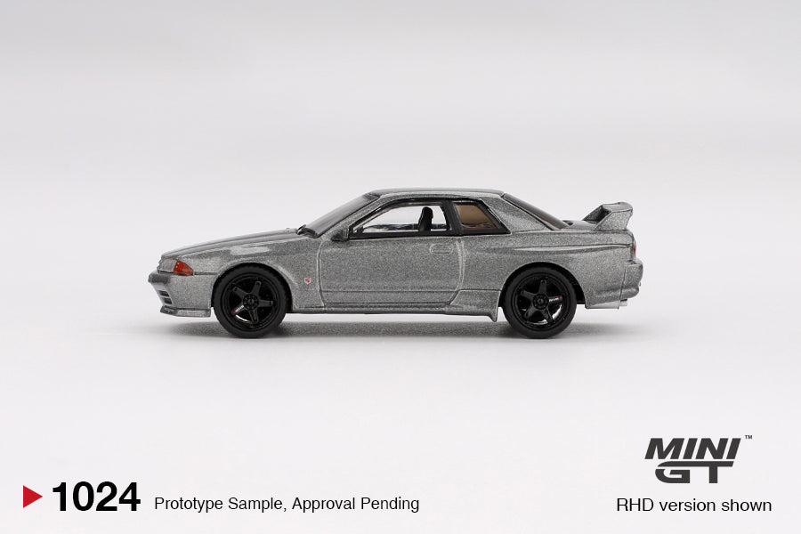 MINI GT Nissan Skyline GT-R (R32) NISMO BNR32 CRS Dark Metal Gray | 1024