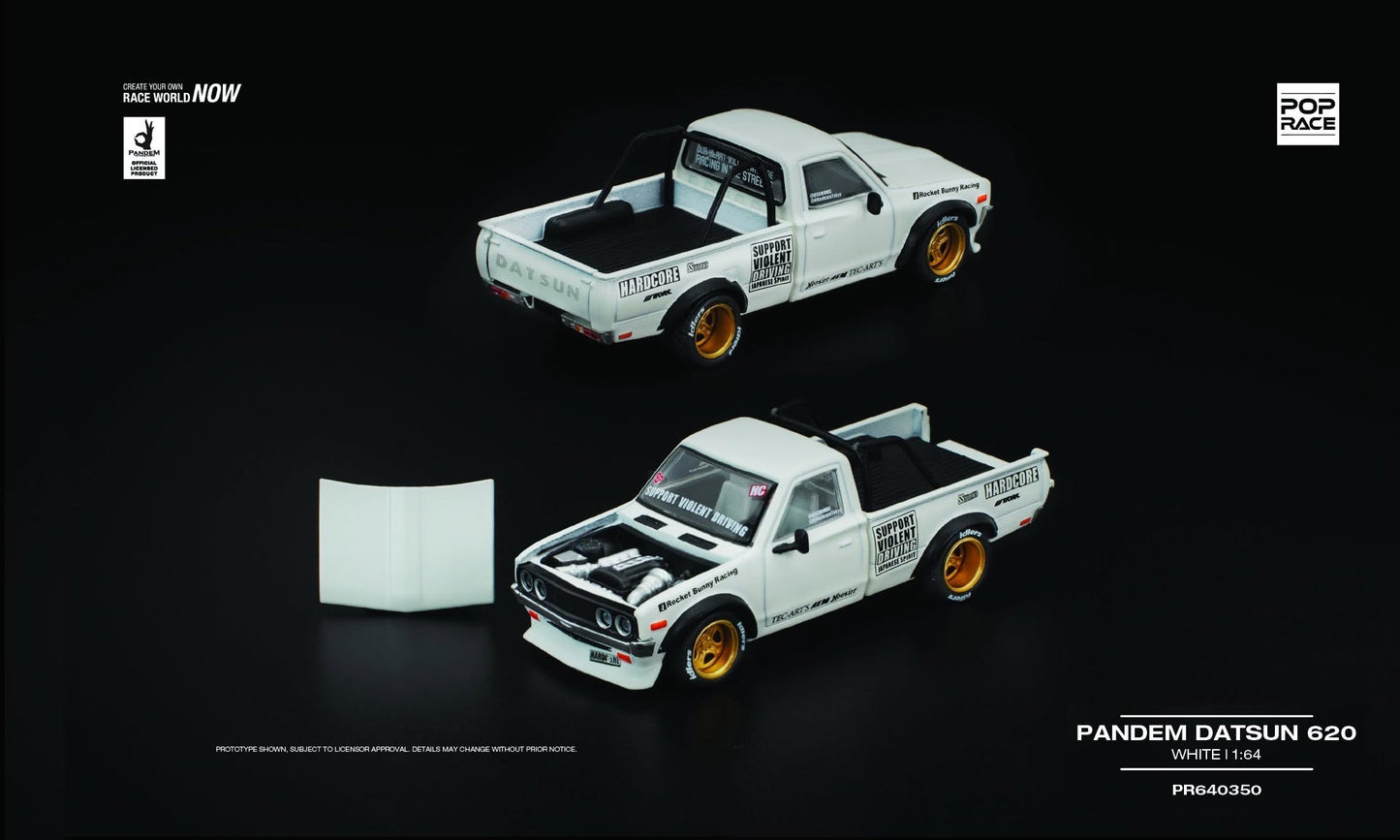 POP RACE Datsun 620 Pick-Up Pandem 1975 | 1:64