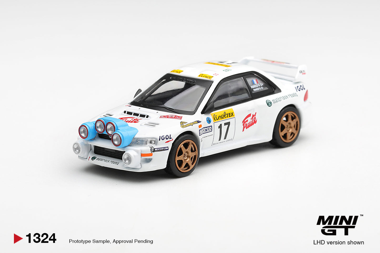 MINI GT Subaru Impreza WRC98 #17 1999 Rally Monte-Carlo | 1324 - PRE ORDER