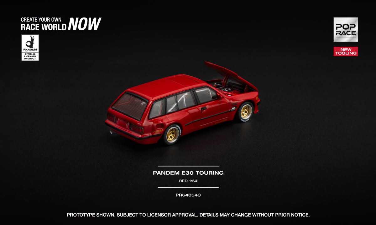 POP RACE BMW M3 Touring (E30) Pandem 1991 | 1:64 - PRE ORDER