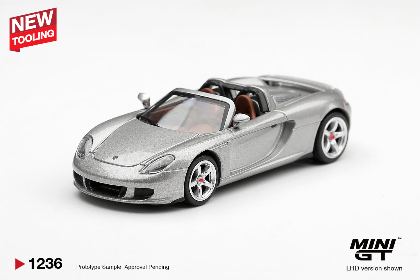 MINI GT Porsche Carrera GT - GT Silver | 1236 - PRE ORDER