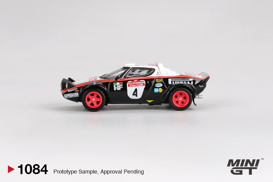 MINI GT Lancia Stratos HF #4 1978 Rally San Remo Winner | 1084
