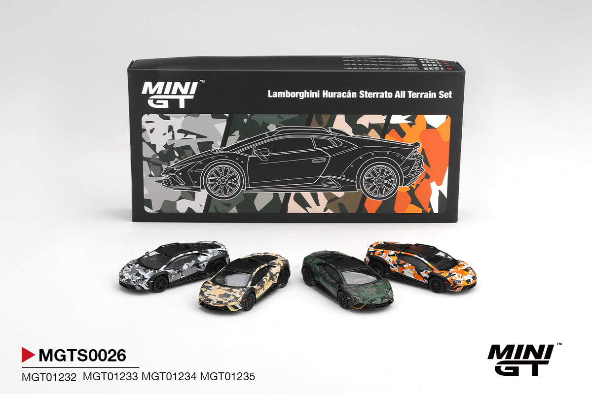 MINI GT Lamborghini Huracán Sterrato All Terrarin (4x Set) | MGTS0026