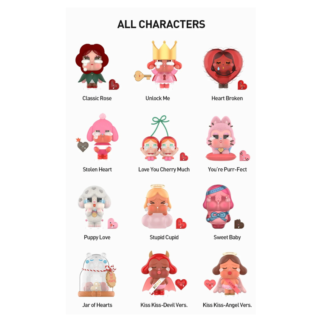 POP MART Crybaby Crying For Love (S. Valentine)