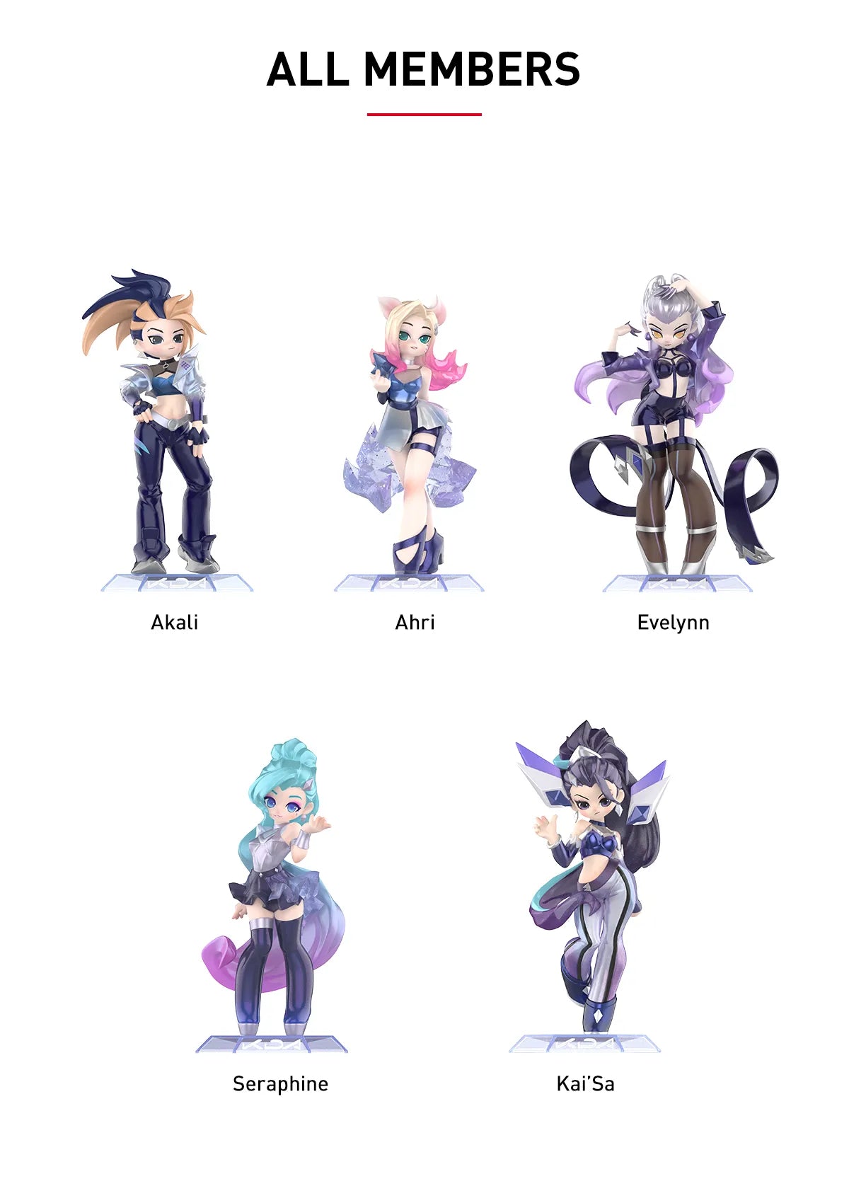 POP MART League of Legends K/DA ALL OUT (Blind Box)