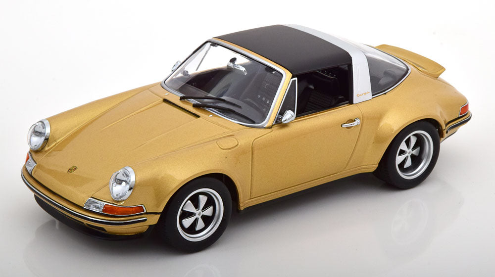 KK-SCALE Porsche 911 Targa by Singer 2014 Gold | 1:18
