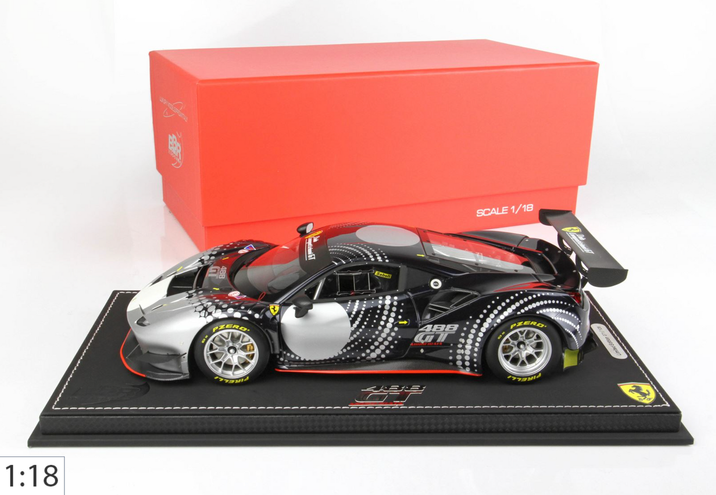 BBR 1:18 Ferrari 488 GT | Blue Nart Livery #126/128