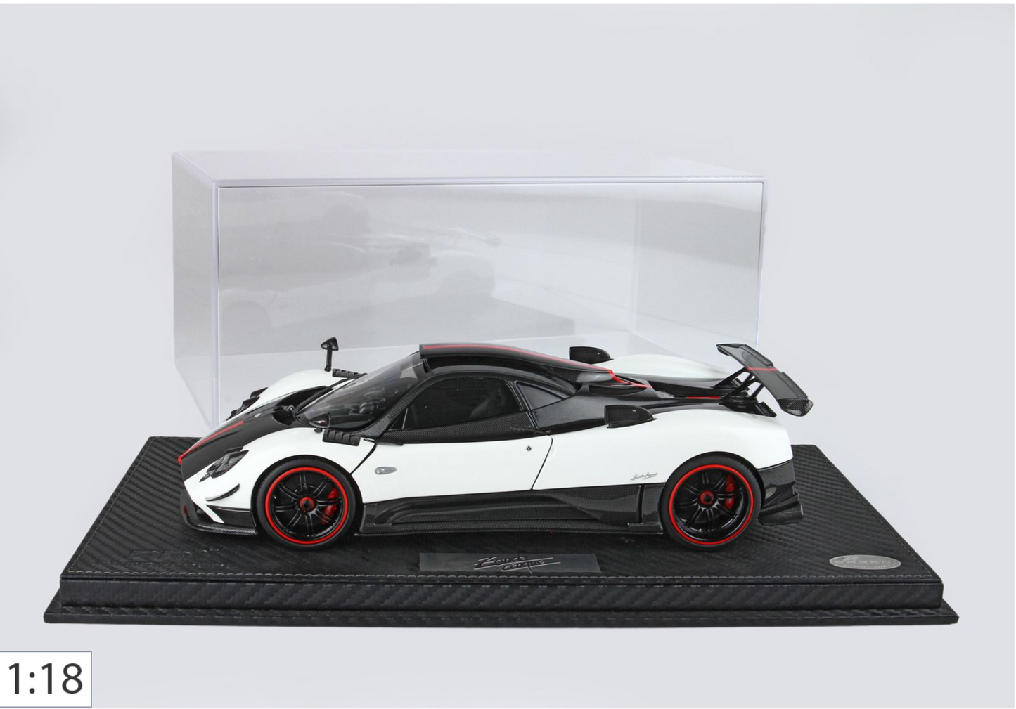 BBR 1:18 Pagani Zonda Cinque | Bianco Benny (Special Pack)