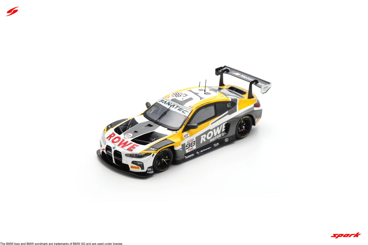 SPARK BMW M4 GT3 #98 24h SPA 2024 Eng-Yelloly-Wittmann | 1:43