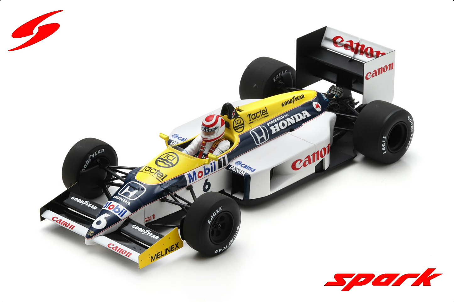 SPARK Williams FW11 #6 Winner Brazil GP 1986 Nelson Piquet | 1:18