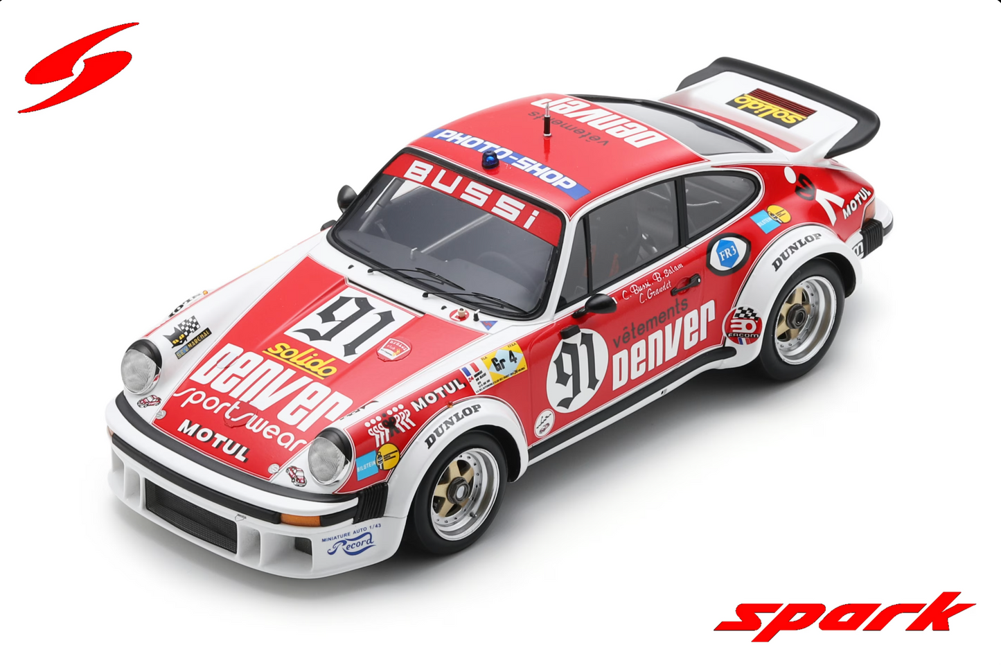 SPARK Porsche 934 #91 Le Mans 24h 1980 C. Bussi - B. Salam - C. Grandet | 1:18