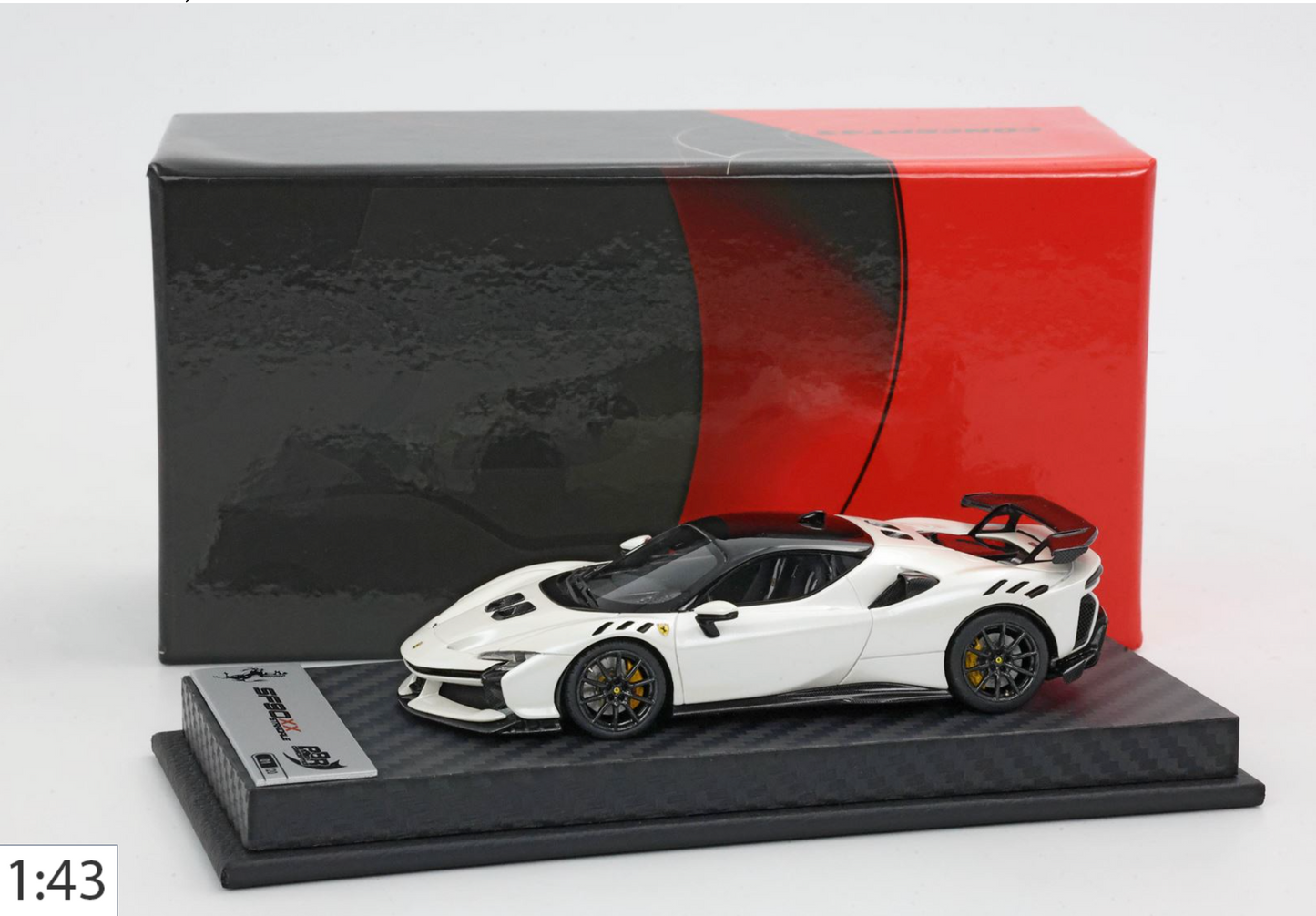 BBR 1:43 Ferrari SF90 XX Stradale | Bianco Fuji