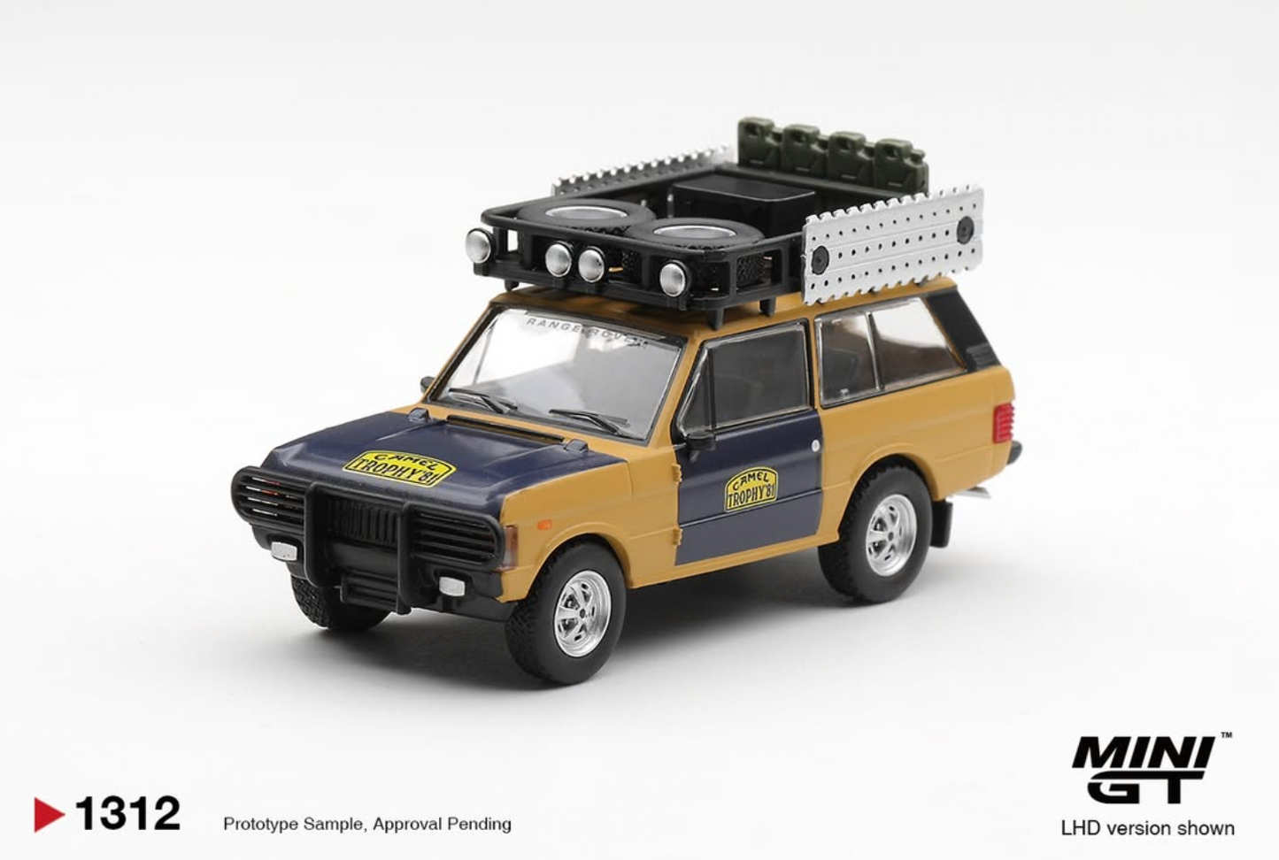 MINI GT Range Rover 1981 Camel Trophy Sumatra H. Fischer & W. Bays | 1312 - PRE ORDER