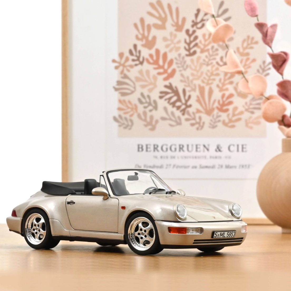 NOREV Porsche 911 Turbo Cabriolet 1992 Zermatt Silver | 1:18 - PRE ORDER (25.06.2026)