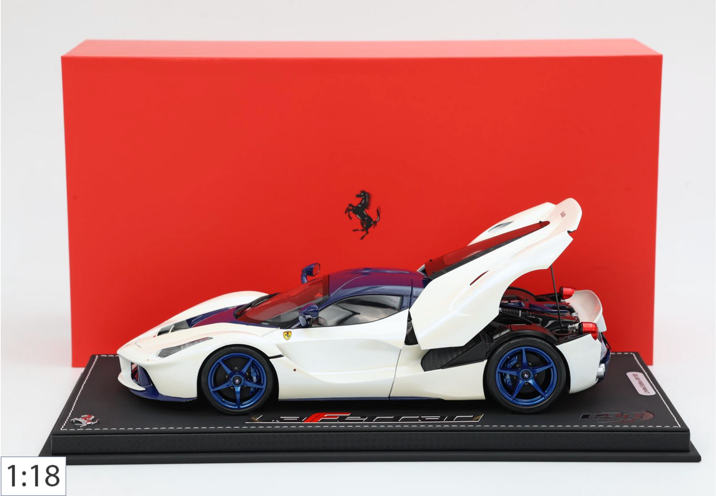 BBR 1:18 Ferrari LaFerrari 2012 Birdcage White | Special Pack