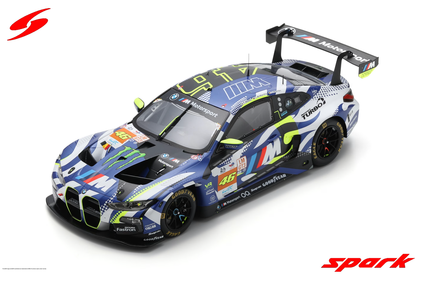 SPARK BMW M4 GT3 #46 24h Le Mans 2024 V. Rossi - A. Harthy - M.Martin | 1:18
