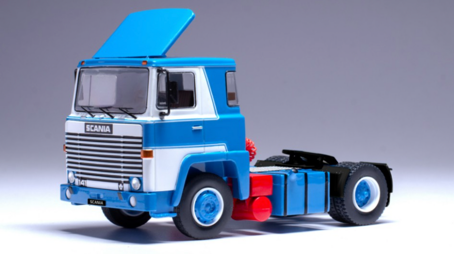 IXO MODELS Scania LBT 141 | Blue/White 1:43