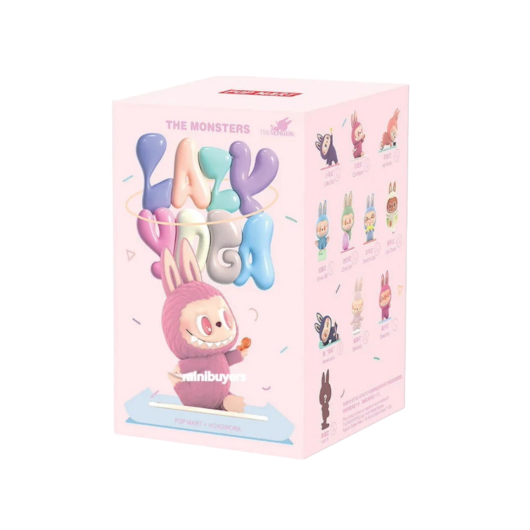 POP MART Labubu Lazy Yoga (Blind Box) The Monsters