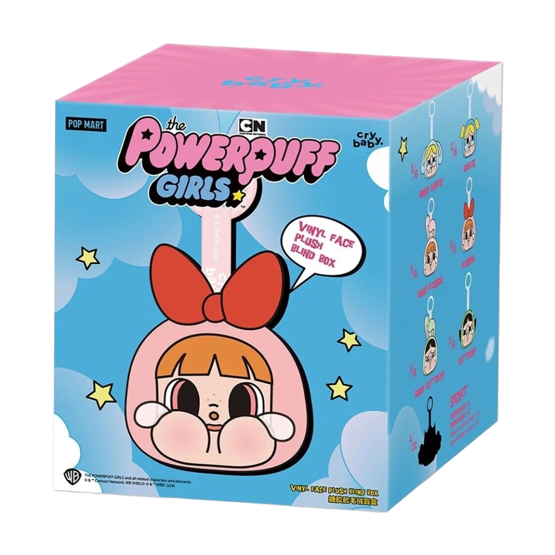 POP MART CryBaby POWERPUFF GIRL Vinyl Face Plush (Blind Box)